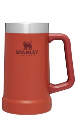 Stanley Adventure Big Grip Beer Stein 24 OZ Barware Brown | USA-MCI198026