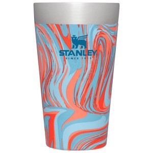 Stanley Adventure Stacking Beer Pint 16 OZ Barware Blue / Orange / Silver | USA-PYN124907