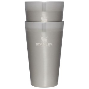 Stanley Adventure Stacking Beer Pint 16 OZ 2-Pack Barware Grey | USA-ALR970384