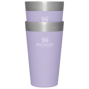 Stanley Adventure Stacking Beer Pint 16 OZ 2-Pack Barware Lavender | USA-VBN341690