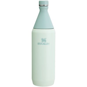 Stanley All Day Slim 34 OZ Water Bottles Beige / Blue | USA-GZI876540