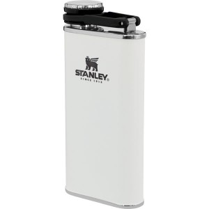 Stanley Classic Easy Fill Wide Mouth Flask 8 OZ Barware White / Black | USA-ESY450178