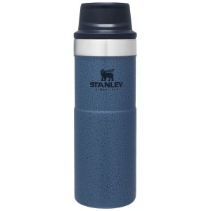 Stanley Classic Trigger-Action Travel 16 OZ Mugs Blue / Silver | USA-QZE195047