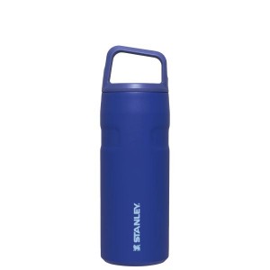 Stanley IceFlow™ With Cap And Carry+ Lid 16 OZ Water Bottles Blue | USA-ZET120965