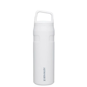 Stanley IceFlow™ With Cap And Carry+ Lid 24 OZ Water Bottles White | USA-WTD071236