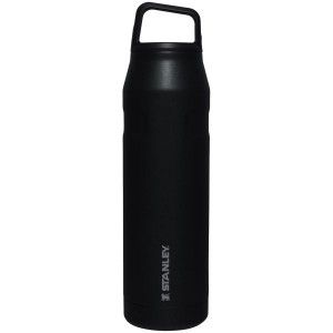 Stanley IceFlow™ With Cap And Carry+ Lid 36 OZ Water Bottles Black | USA-ZWE318605