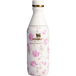 Stanley Loveshackfancy All Day Slim Bottle 12 OZ Pink / White / Gold | USA-OBK574902