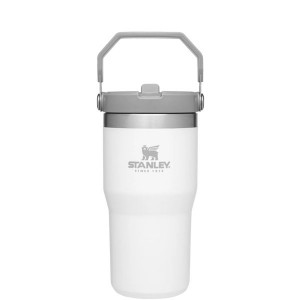 Stanley The IceFlow™ Flip Straw 20 OZ Tumbler White / Silver | USA-KAQ748209