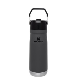 Stanley The IceFlow™ Flip Straw 22 OZ Water Bottles Deep Grey | USA-MZI247869