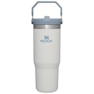 Stanley The IceFlow™ Flip Straw 30 OZ Tumbler Beige / Silver | USA-RQA402981