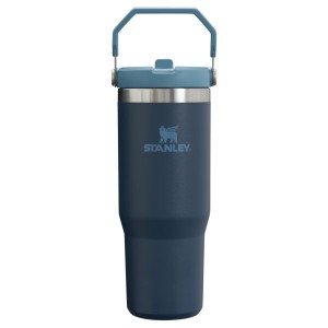 Stanley The IceFlow™ Flip Straw 30 OZ Tumbler Navy | USA-KNO642798