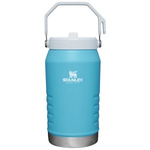 Stanley The IceFlow™ Flip Straw 64 OZ Water Bottles Blue / Silver | USA-RTI231869