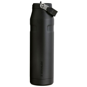 Stanley The IceFlow™ With Flip Straw Lid 36 OZ Water Bottles Black | USA-IBQ604129