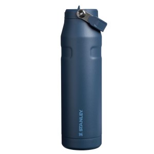 Stanley The IceFlow™ With Flip Straw Lid 36 OZ Water Bottles Navy | USA-KFY908472