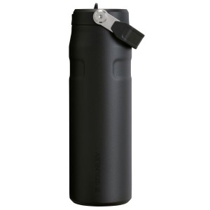 Stanley The IceFlow™ With Flip Straw Lid 24 OZ Water Bottles Black | USA-LCZ013462