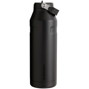 Stanley The IceFlow™ With Flip Straw Lid 50 OZ Water Bottles Black | USA-WRD031624