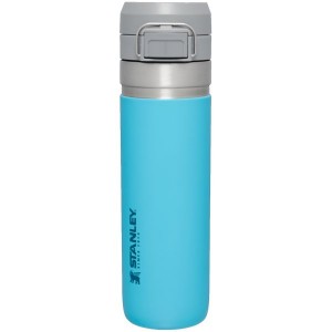 Stanley The Quick Flip Go 24 OZ Water Bottles Blue / Silver | USA-JFX038125