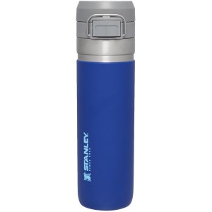 Stanley The Quick Flip Go 24 OZ Water Bottles Blue / Silver | USA-JMN930257