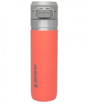 Stanley The Quick Flip Go 24 OZ Water Bottles Orange / Silver | USA-QAO976358