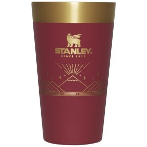 Stanley Winterscape Stacking Beer Pint 16 OZ Barware Brown / Gold | USA-BYJ624018