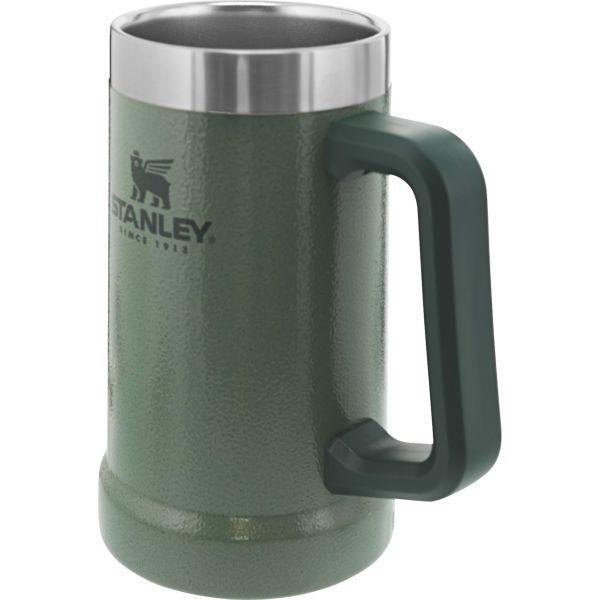 Stanley Adventure Big Grip Beer Stein 24 OZ Barware Green | USA-UOJ035176