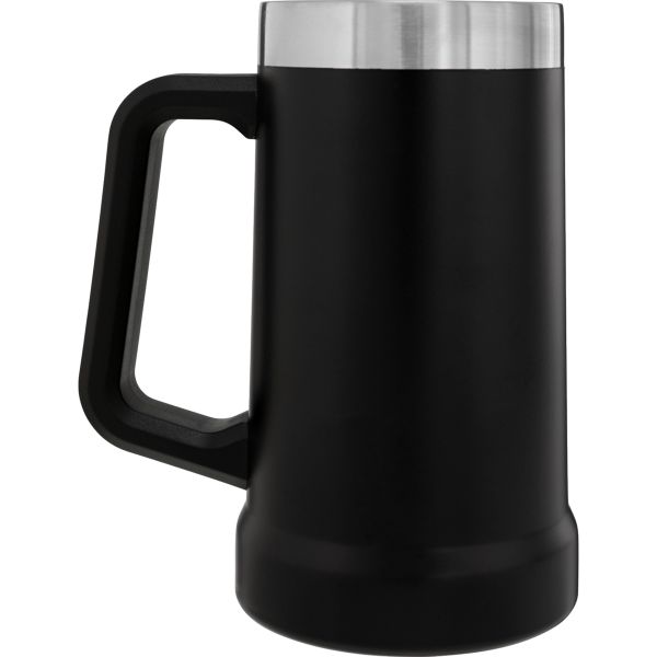 Stanley Adventure Big Grip Beer Stein 24 OZ Barware Black | USA-ZJR549173