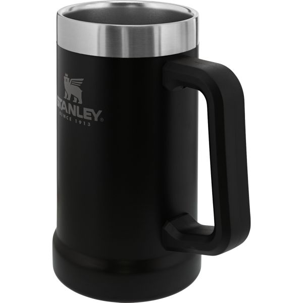 Stanley Adventure Big Grip Beer Stein 24 OZ Barware Black | USA-ZJR549173