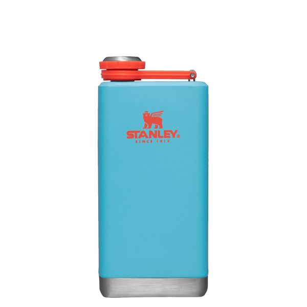 Stanley Adventure Pre-Party Flask 8 OZ Barware Blue / Orange | USA-DYX718035