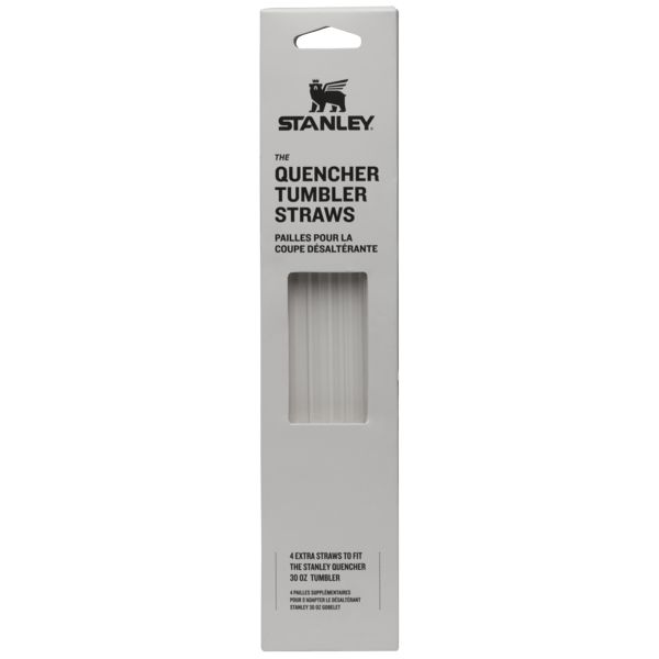 Stanley Adventure Quencher Travel Tumbler-Straw 30 OZ 4-Pack Replacement Straw White | USA-WCQ726514