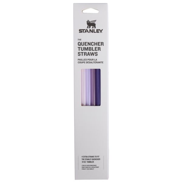 Stanley Adventure Quencher Travel Tumbler-Straw 30 OZ 4-Pack Replacement Straw Purple | USA-GVB269405