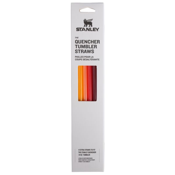 Stanley Adventure Quencher Travel Tumbler-Straw 30 OZ 4-Pack Replacement Straw Red / Orange | USA-EBY064918