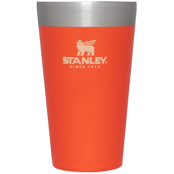 Stanley Adventure Stacking Beer Pint 16 OZ Barware Orange / Silver | USA-ZIF293048