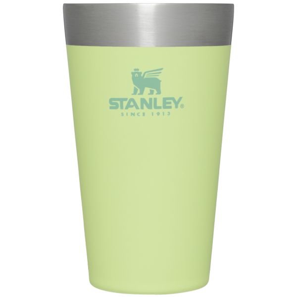 Stanley Adventure Stacking Beer Pint 16 OZ Barware Yellow / Silver | USA-EUG728306