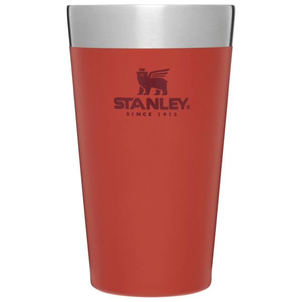 Stanley Adventure Stacking Beer Pint 16 OZ Barware Orange / Silver | USA-YXI805496