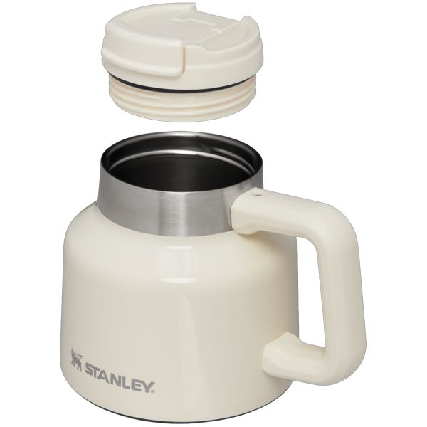 Stanley Adventure Tough-To-Tip Admiral's 20 OZ Mugs Cream | USA-PMX876451