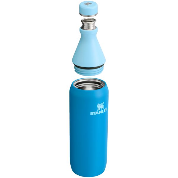 Stanley All Day Slim 20 OZ Water Bottles Azure | USA-CMH980135