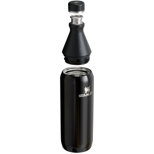 Stanley All Day Slim 20 OZ Water Bottles Black | USA-OGZ402637