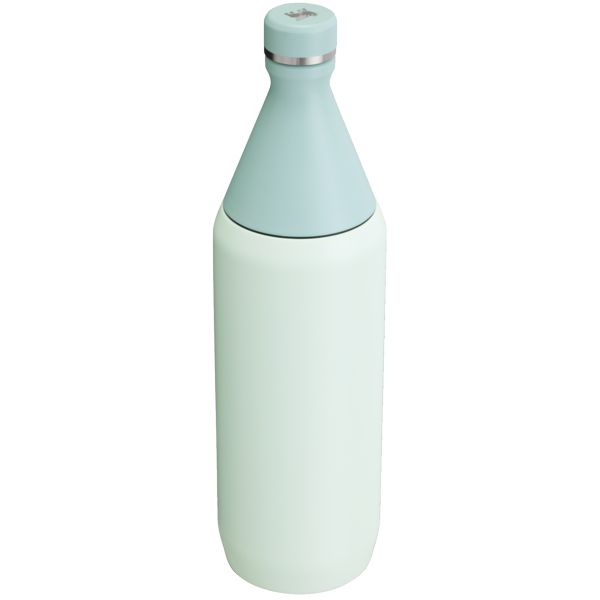 Stanley All Day Slim 34 OZ Water Bottles Beige / Blue | USA-GZI876540