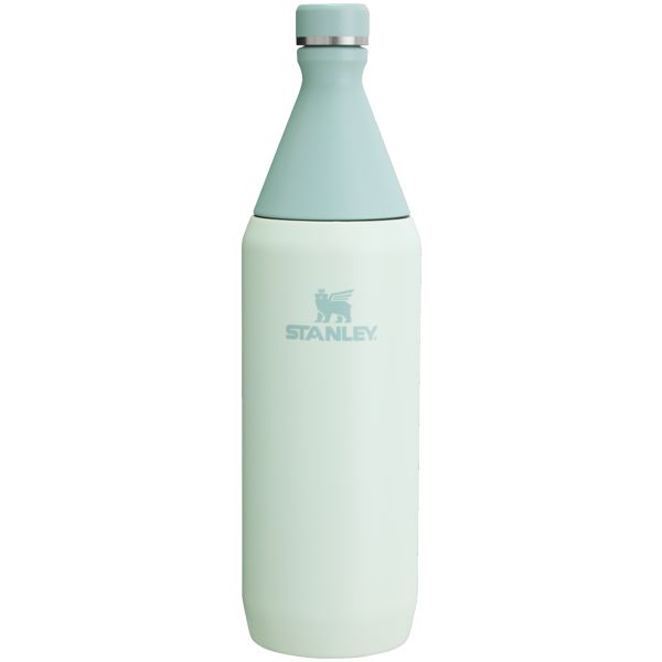 Stanley All Day Slim 34 OZ Water Bottles Beige / Blue | USA-GZI876540