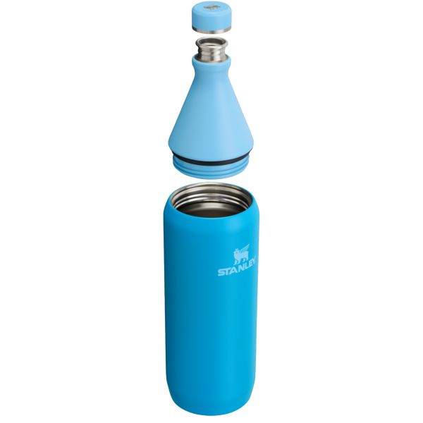 Stanley All Day Slim 34 OZ Water Bottles Azure | USA-WDK425019