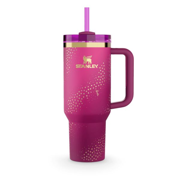 Stanley Barbie 70s Superstar Quencher Tumbler 40 OZ Pink / Purple / Gold | USA-BDQ084715