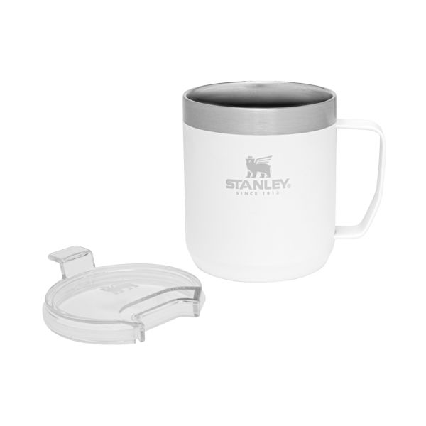 Stanley Classic Legendary Camp 12 OZ Mugs White / Silver | USA-YKZ803475