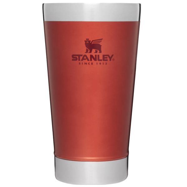 Stanley Classic Stay Chill Beer Pint 16 OZ Barware Orange / Silver | USA-WNQ460937