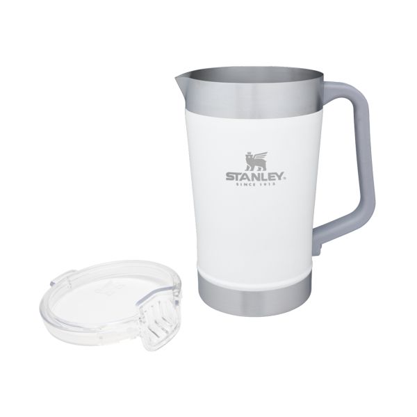 Stanley Classic Stay Chill Beer Pitcher 64 OZ Barware White / Grey | USA-SIU930467