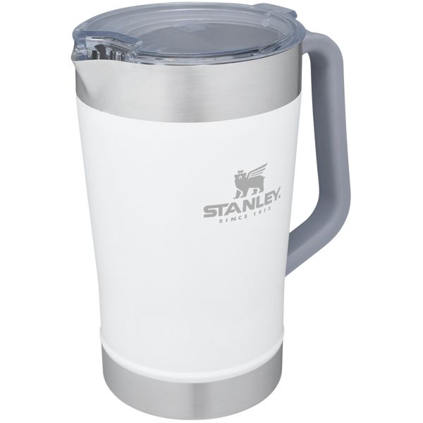 Stanley Classic Stay Chill Beer Pitcher 64 OZ Barware White / Grey | USA-SIU930467