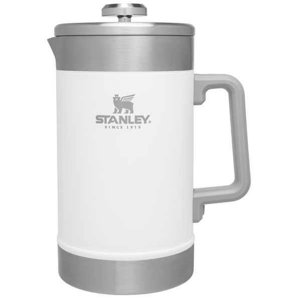 Stanley Classic Stay Hot French Press 48 OZ Mugs White / Silver | USA-OWB418357