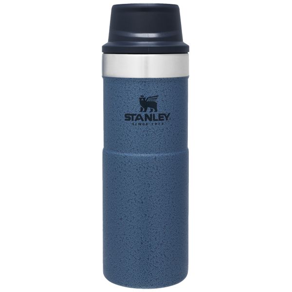 Stanley Classic Trigger-Action Travel 16 OZ Mugs Blue / Silver | USA-QZE195047