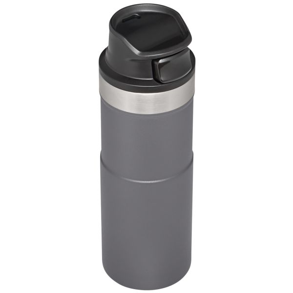 Stanley Classic Trigger-Action Travel 16 OZ Mugs Deep Grey | USA-IQO402391