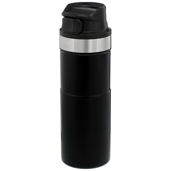 Stanley Classic Trigger-Action Travel 16 OZ Mugs Black | USA-MKJ280375