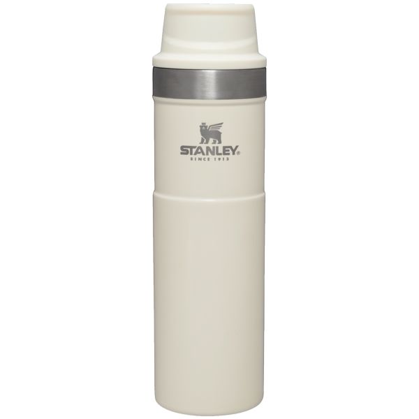 Stanley Classic Trigger-Action Travel 20 OZ Mugs Cream | USA-AHU842651